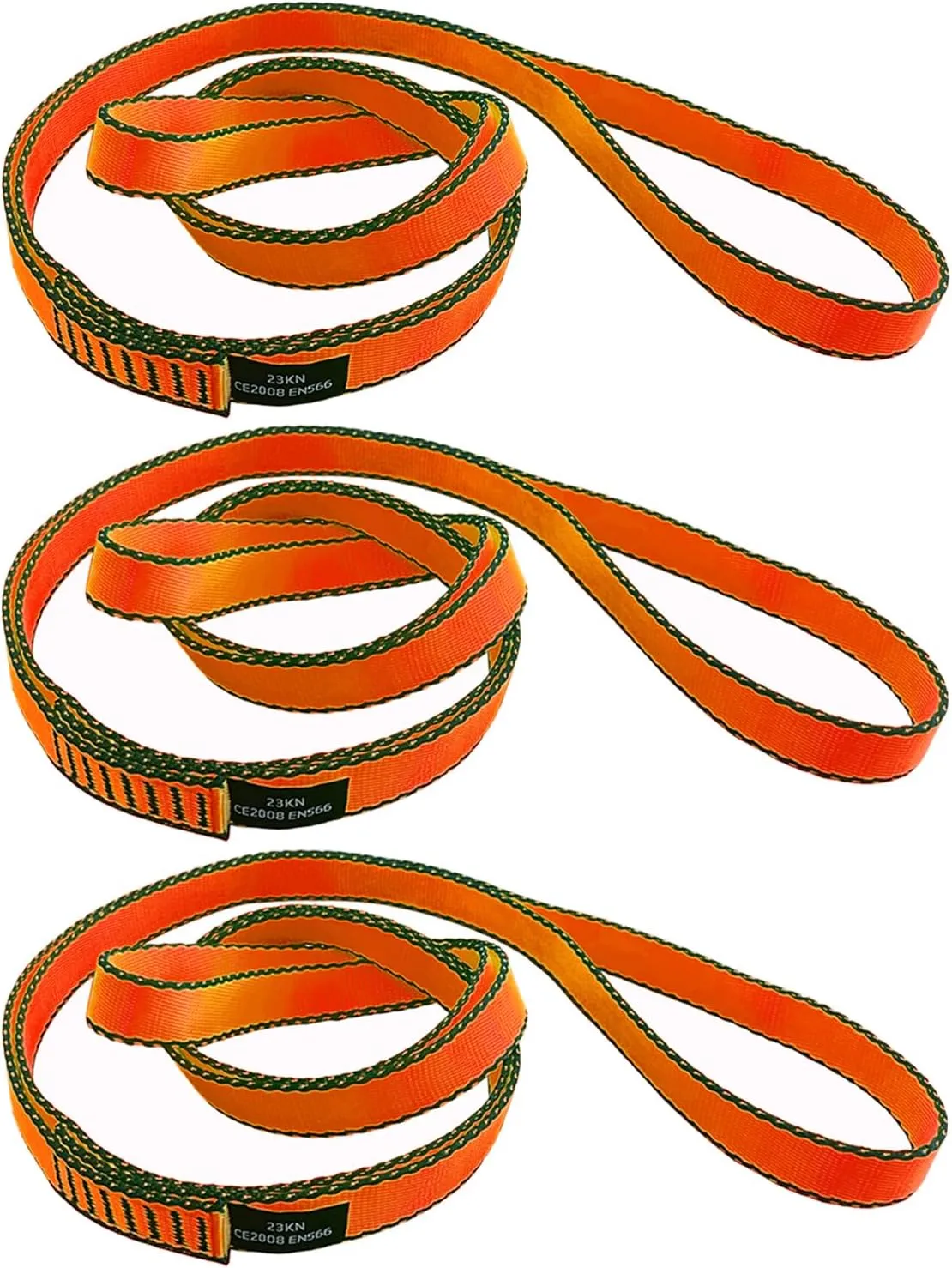 18MM Nylon Climbing Slings Runners 23 kN Strong Webbing Straps for Rock Climbing, Rappelling, Swing, Yoga Hammock etc