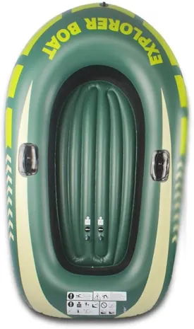 2-3 Person Inflatable Boat,Heavy Duty Inflatable Kayak Fishing Boat Inflatable Boat, PVC Kayak, Thickened Drifting Boat