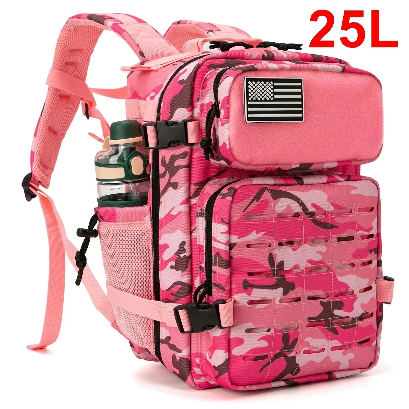 25L Durable Tactical Backpack - Water-Resistant, 25L Capacity, Multi-Compartment Outdoor Daypack
