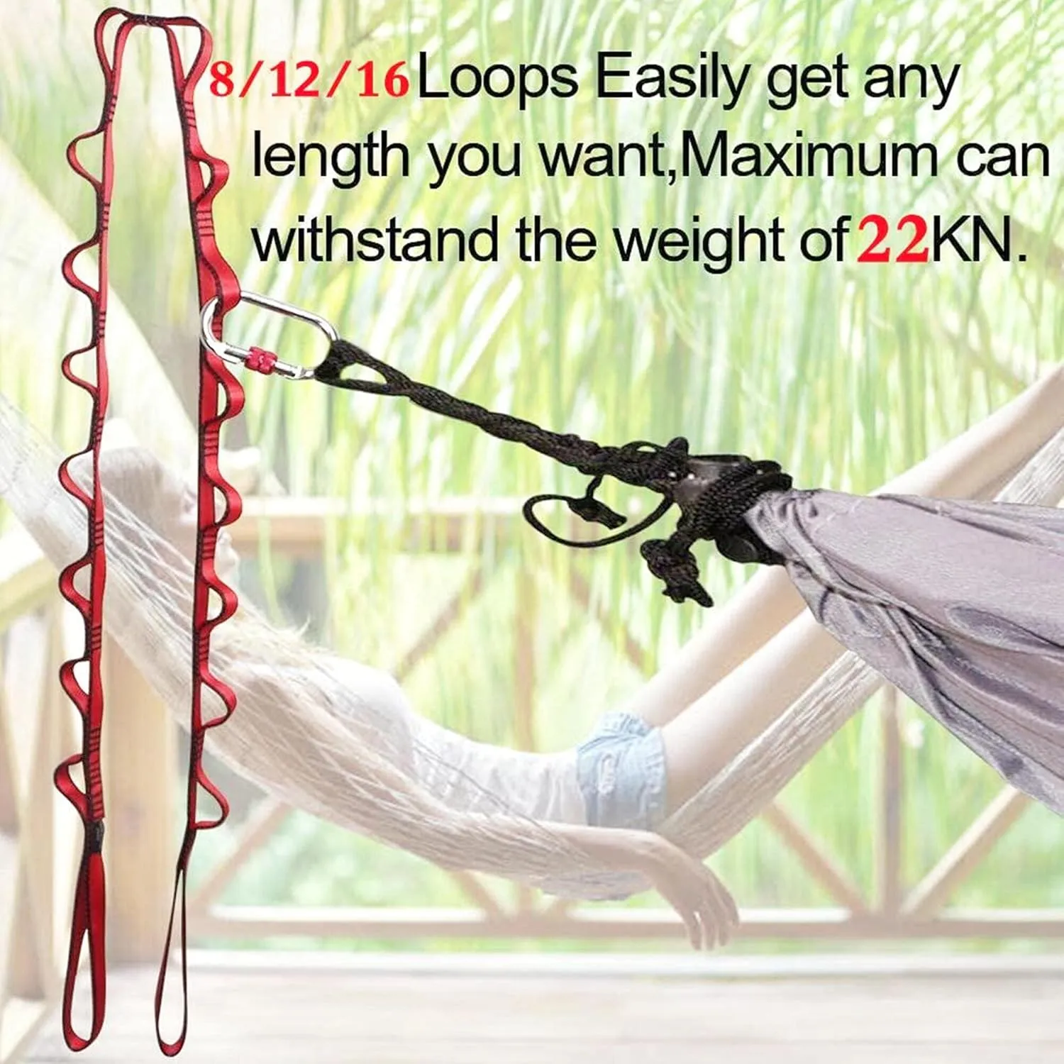 2Pcs Adjustable Anti-Gravity Chrysanthemum Swing Flying Stretch Belt Rope Climbing Daisy Chains Extension Yoga Belt Hanging