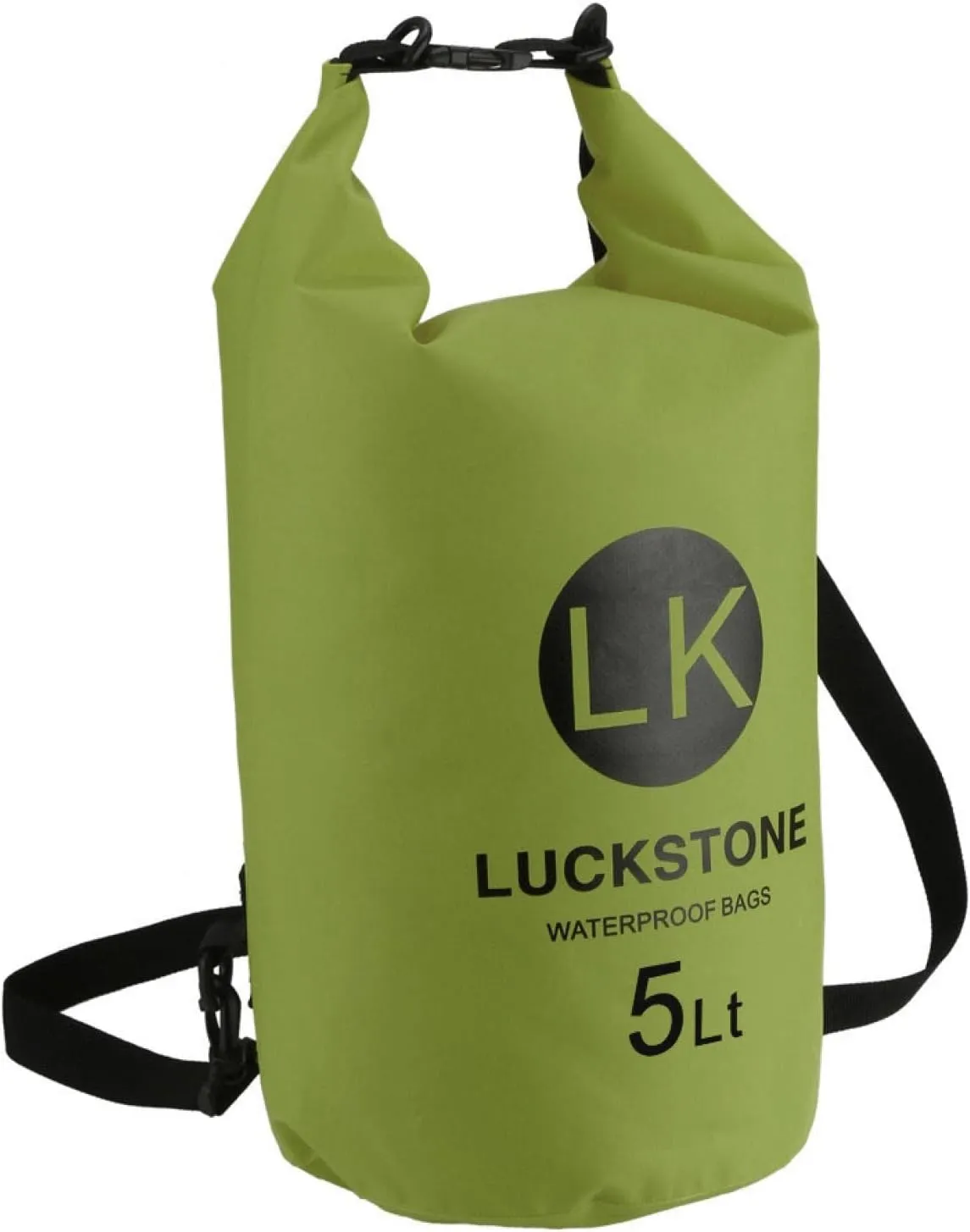 5L Dry Bag Waterproof Roll Top Sack for Beach, Hiking, Kayaking, Fishing, Camping,Waterproof Drift Diving Multifunctional Seal Beach Bags Dry Bag Backpack Phone Pouch (Green)