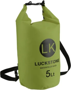 5L Dry Bag Waterproof Roll Top Sack for Beach, Hiking, Kayaking, Fishing, Camping,Waterproof Drift Diving Multifunctional Seal Beach Bags Dry Bag Backpack Phone Pouch (Green)