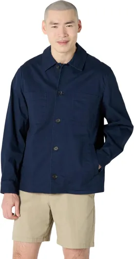 Amazon Essentials Men's Relaxed-Fit Stretch Cotton Utility Jacket