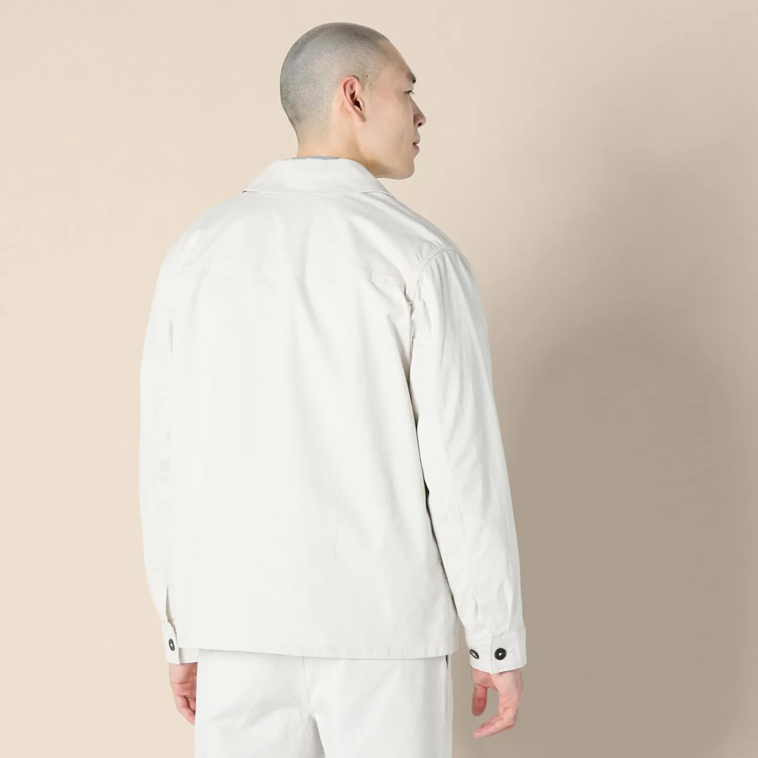 Amazon Essentials Men's Relaxed-Fit Stretch Cotton Utility Jacket