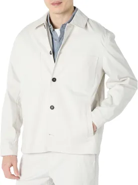 Amazon Essentials Men's Relaxed-Fit Stretch Cotton Utility Jacket