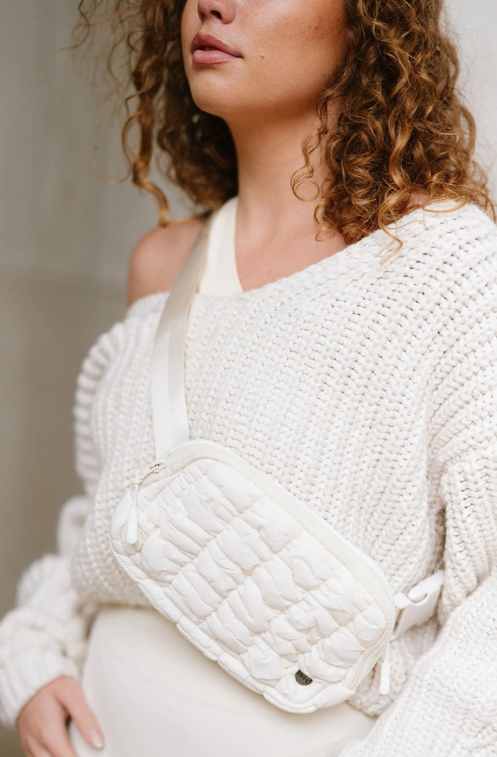 Atlas Quilted Belt Bag-Final Sale