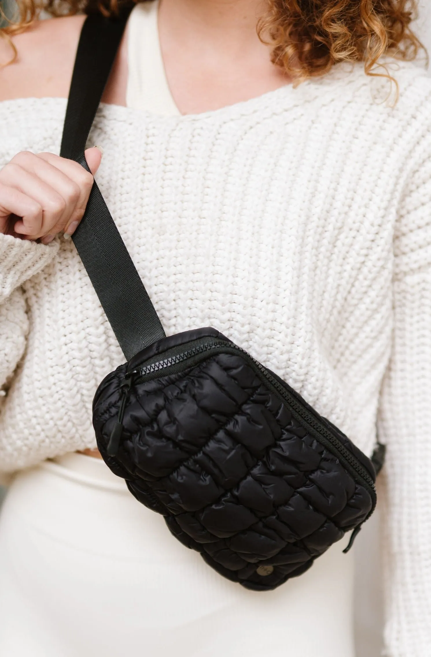 Atlas Quilted Belt Bag-Final Sale
