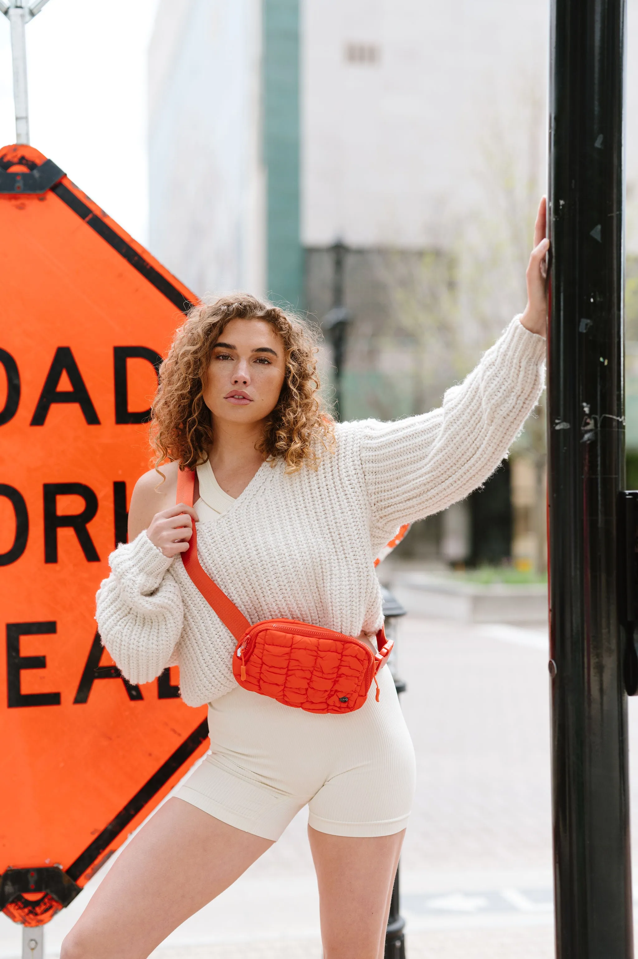 Atlas Quilted Belt Bag-Final Sale