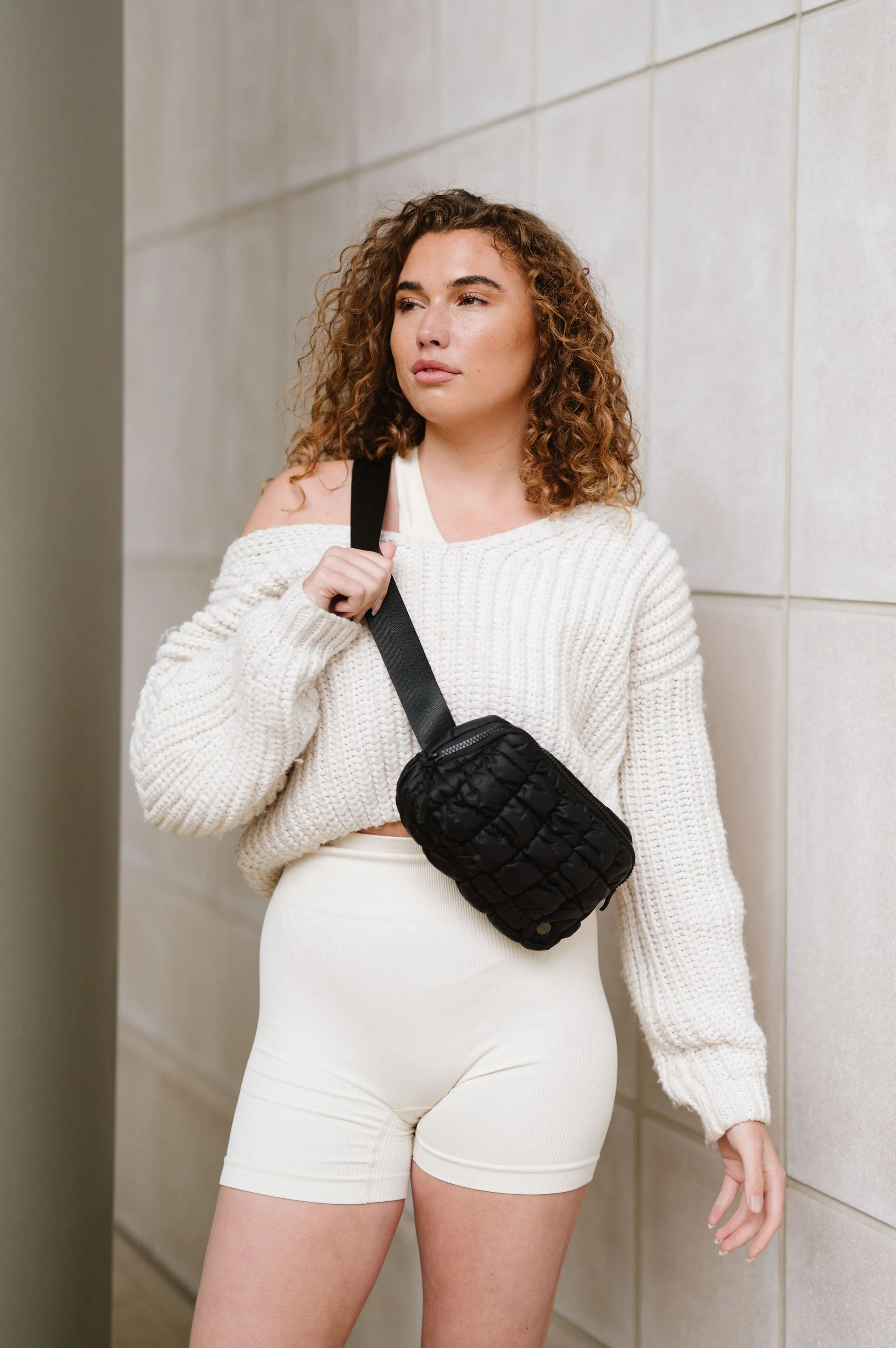 Atlas Quilted Belt Bag-Final Sale