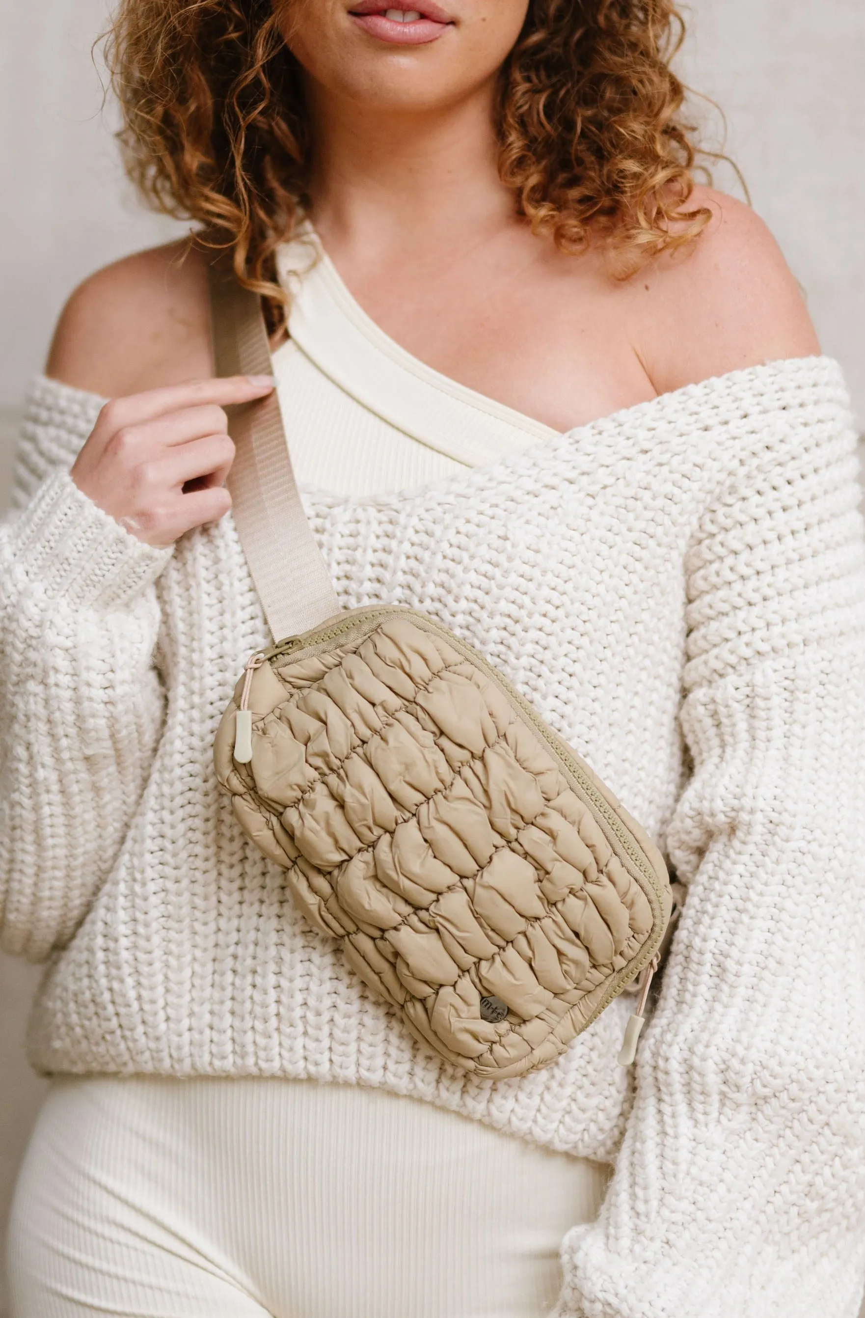 Atlas Quilted Belt Bag-Final Sale