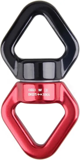 Azarxis 30KN Tree Swing Swivel Spinner, Safest Rotational Climbing Rope Devices Hanging Hook Accessory for Childrens Web Tree Swing Setting, Aerial Silks Dance
