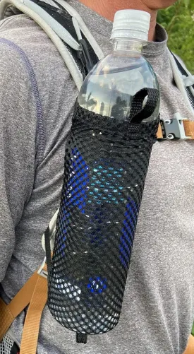 Backpack Shoulder Strap Water Bottle Holder
