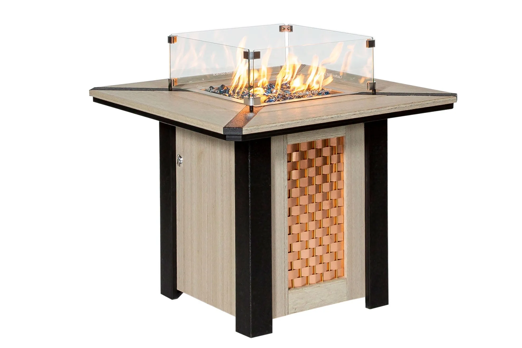 BERKSHIRE FIRE PIT TABLE - USA Handcrafted Poly Lumber Firepit