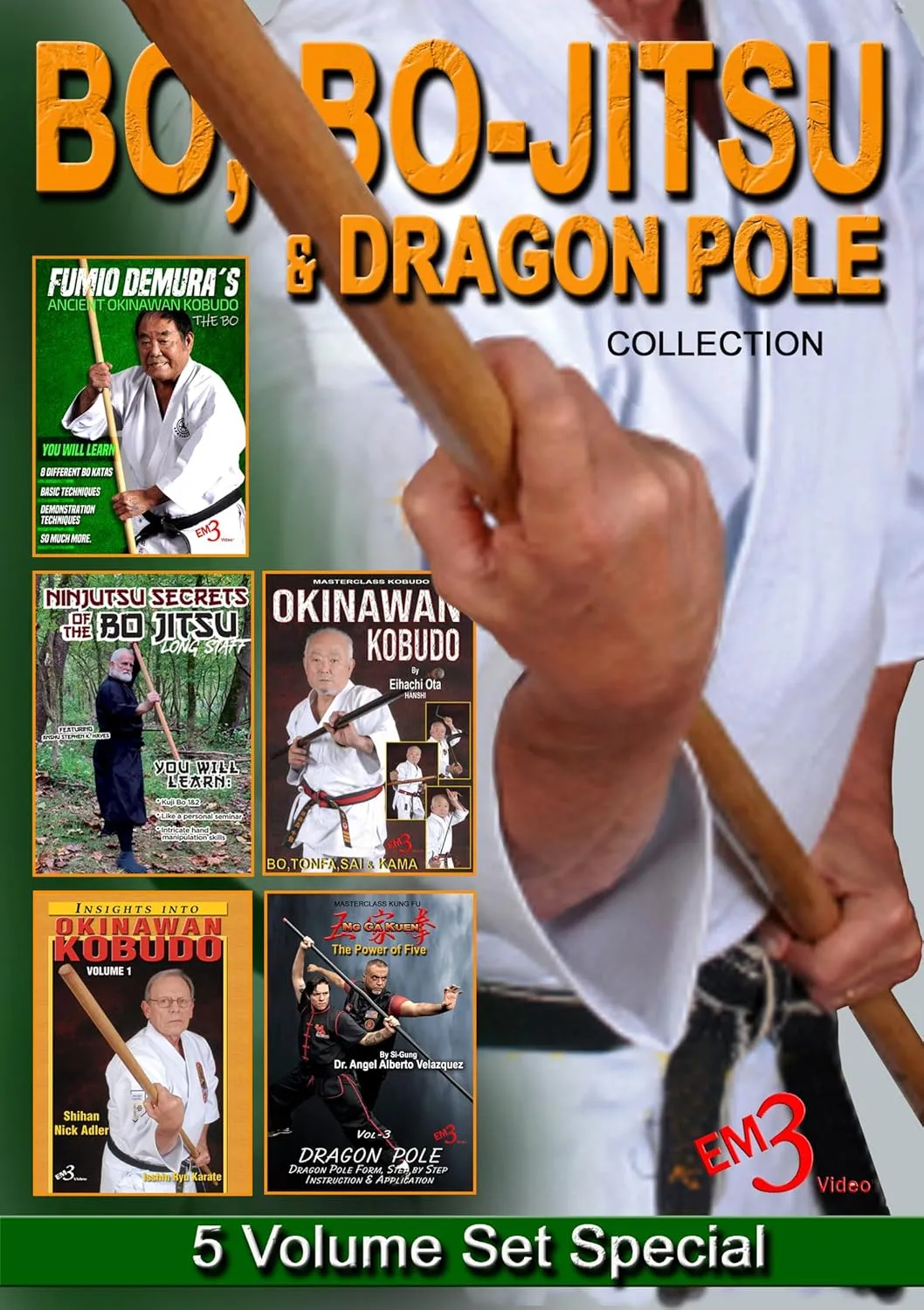 BO, BO-Jitsu & DRAGON POLE (35% OFF - SPECIAL 5 Volume Set) [DVD]