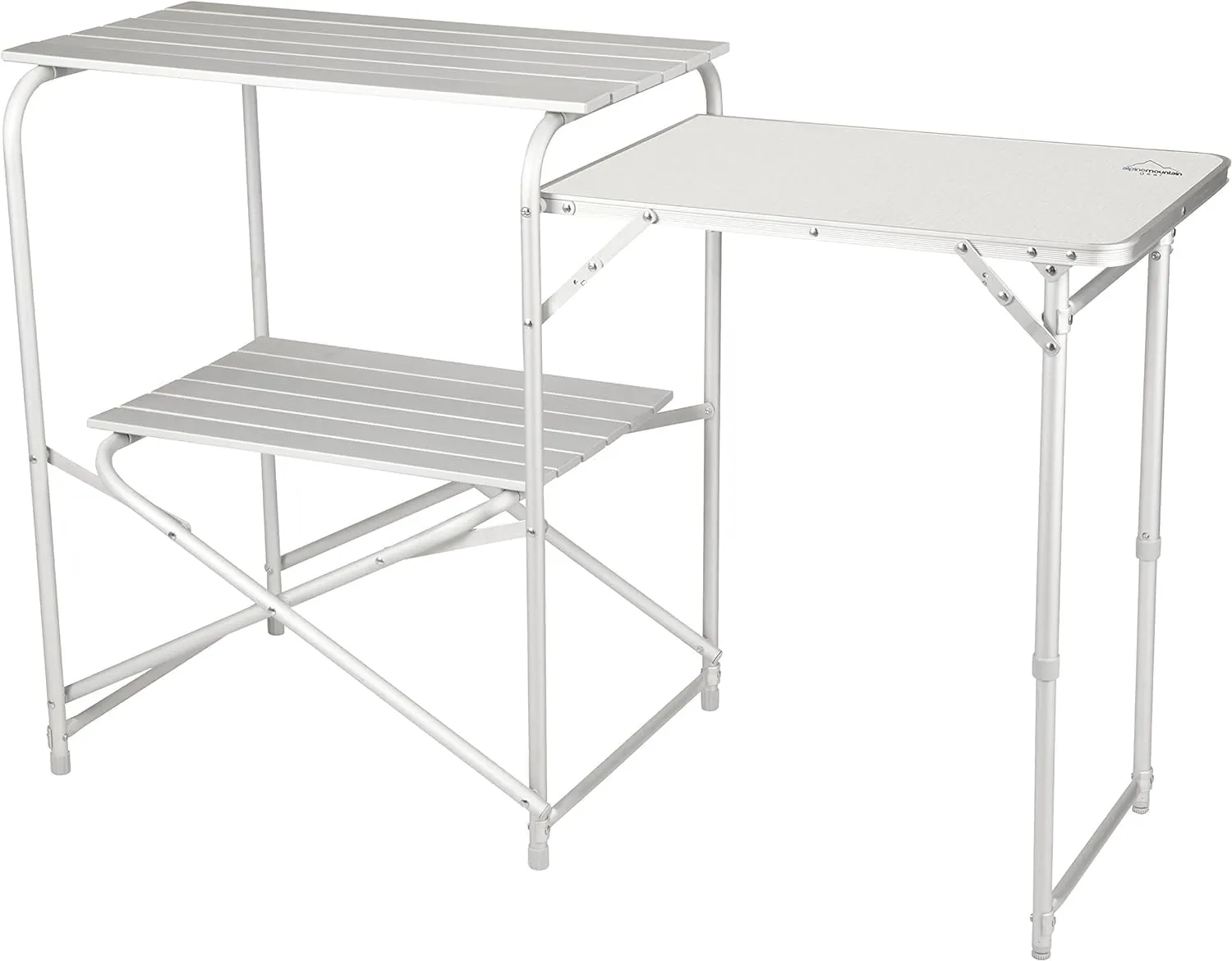 Camping Roll Top Kitchen Made from Weather-Resistant Aluminum (by Caddis Sports)