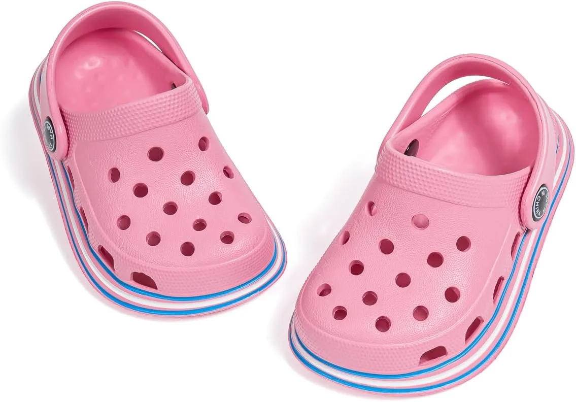 Casazoe Toddler Kids Boys Girls Cute Garden Water Clogs Sandals Slip On Shoes Slipper Slides Lightweight Outdoor Summer Infant Children Beach Pool Shoes (Baby/Toddler Kids)
