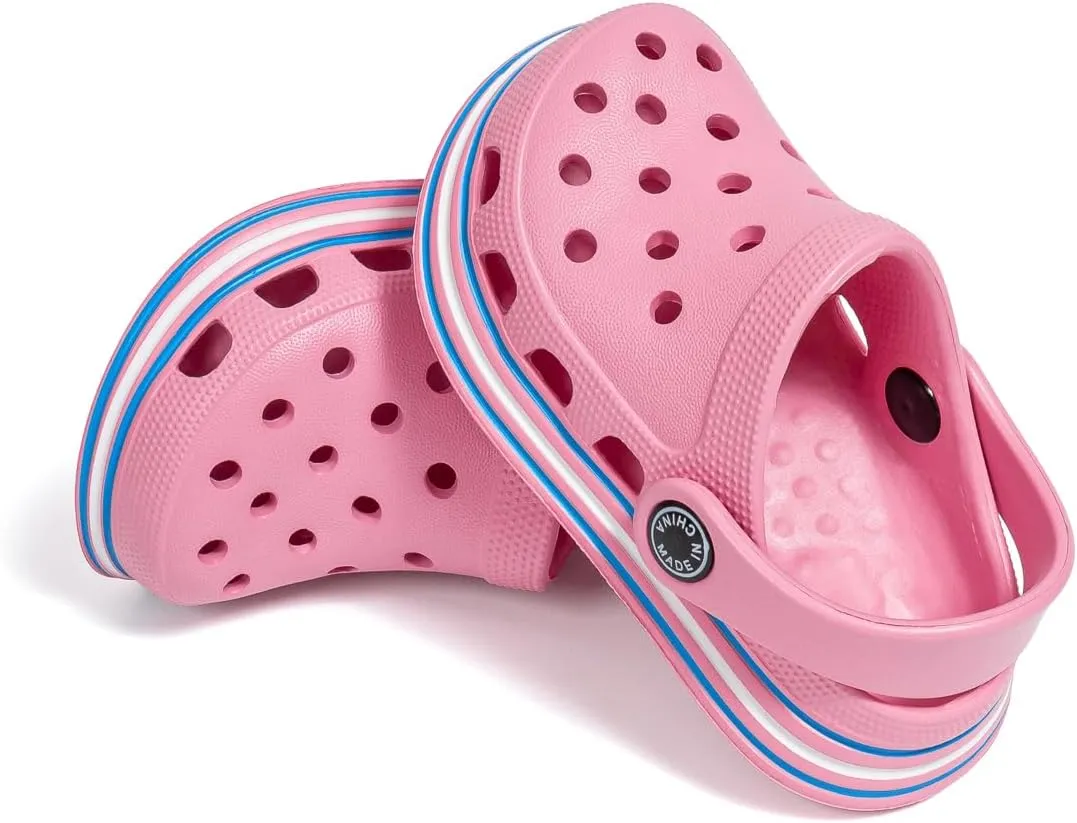 Casazoe Toddler Kids Boys Girls Cute Garden Water Clogs Sandals Slip On Shoes Slipper Slides Lightweight Outdoor Summer Infant Children Beach Pool Shoes (Baby/Toddler Kids)