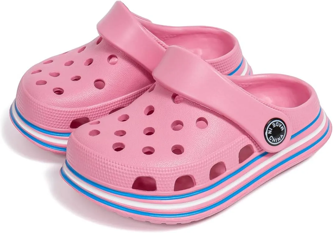 Casazoe Toddler Kids Boys Girls Cute Garden Water Clogs Sandals Slip On Shoes Slipper Slides Lightweight Outdoor Summer Infant Children Beach Pool Shoes (Baby/Toddler Kids)