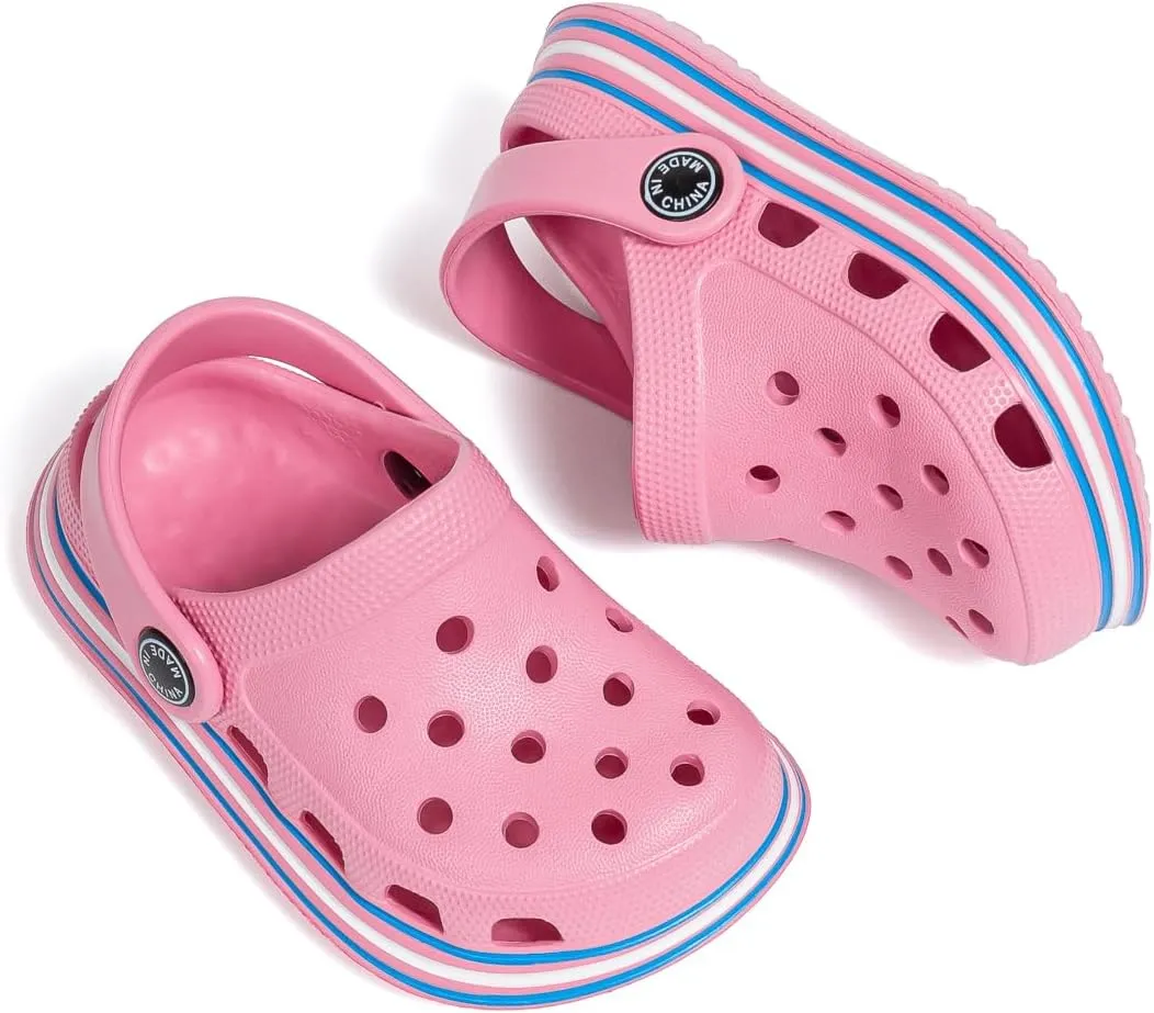 Casazoe Toddler Kids Boys Girls Cute Garden Water Clogs Sandals Slip On Shoes Slipper Slides Lightweight Outdoor Summer Infant Children Beach Pool Shoes (Baby/Toddler Kids)