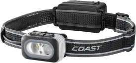 Coast RL20R 1000 Lumen Tri-Color LED Rerchargeable Headlamp with Flood and Spot Beams, Variable Light Control, Fixed Focus, Ultra-Strap, Red/Green Modes