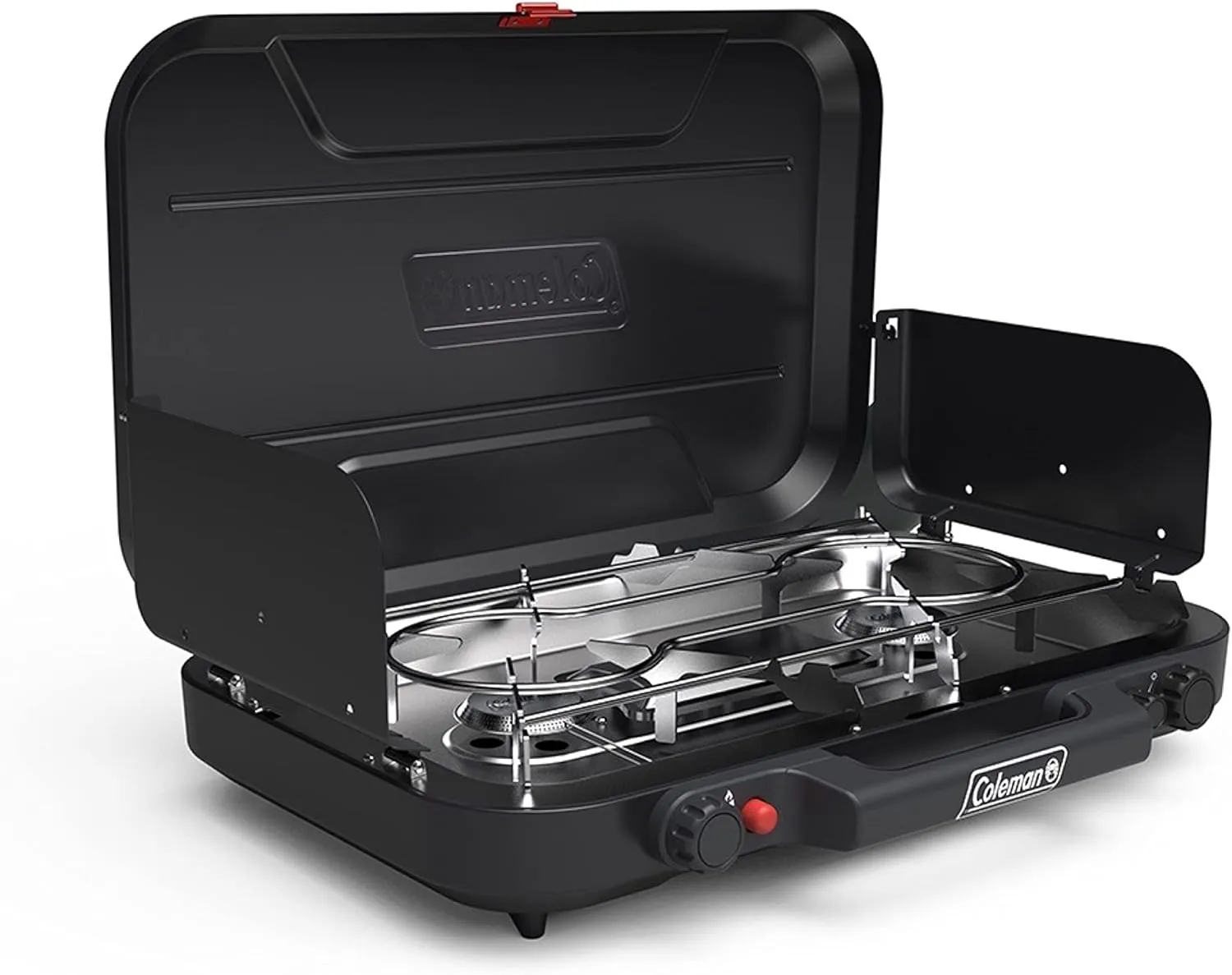 Coleman Classic 3-Burner Propane Camping Stove with InstaStart Ignition, Portable Cooktop with 3 Adjustable Burners & 28,000 BTUs of Power