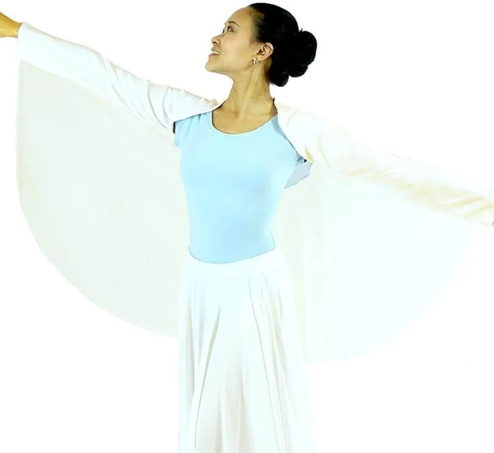 Danzcue Womens Worship Dance Angel Wing Shrug