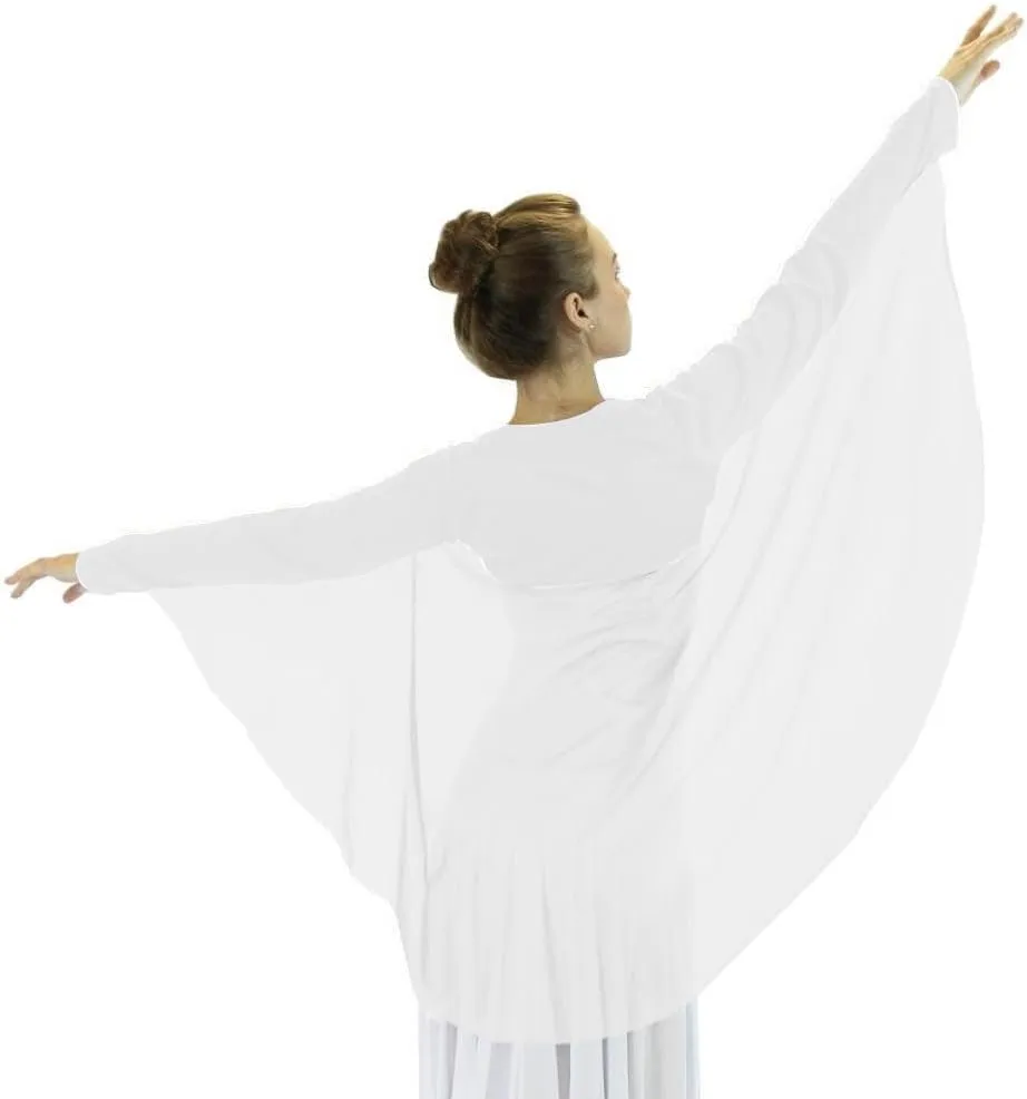 Danzcue Womens Worship Dance Angel Wing Shrug