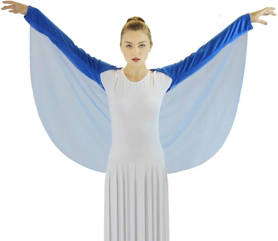 Danzcue Womens Worship Dance Angel Wing Shrug