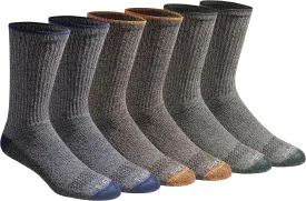 Dickies Men's Dri-Tech Original Moisture Control Crew Socks, Available in M-XXL (6, 12, 18 Pairs)