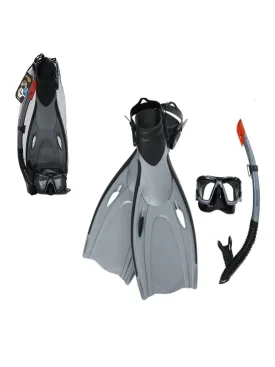 Diving Mask, Tube, Fins Set