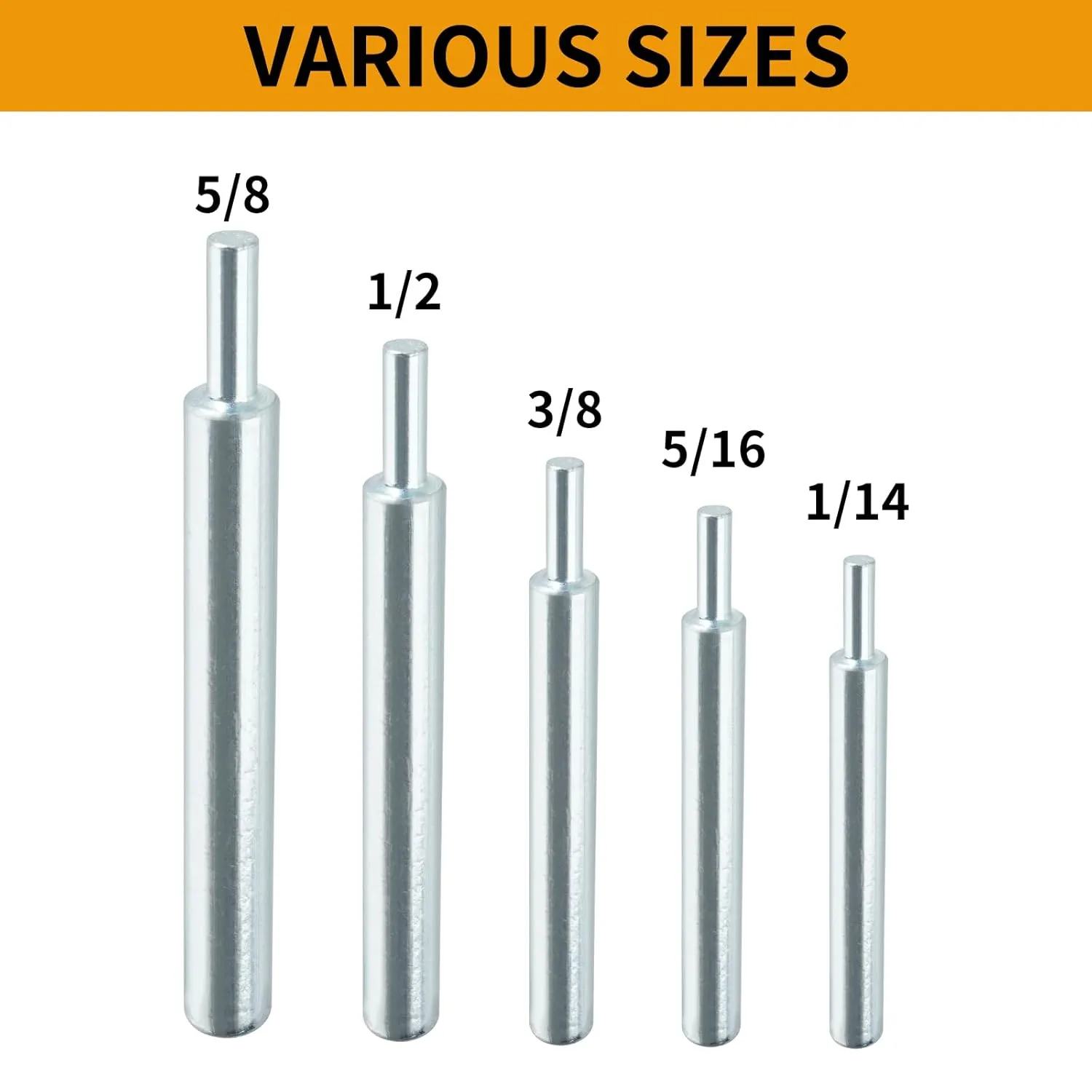 Drop-in Anchor Setting Tool for Concrete - Thread Size 1/4"-20 1PCs