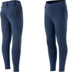Equinavia Classic Kids Silicone Knee Patch Riding Pants, Breeches, Unisex Tights, Girls, Boys