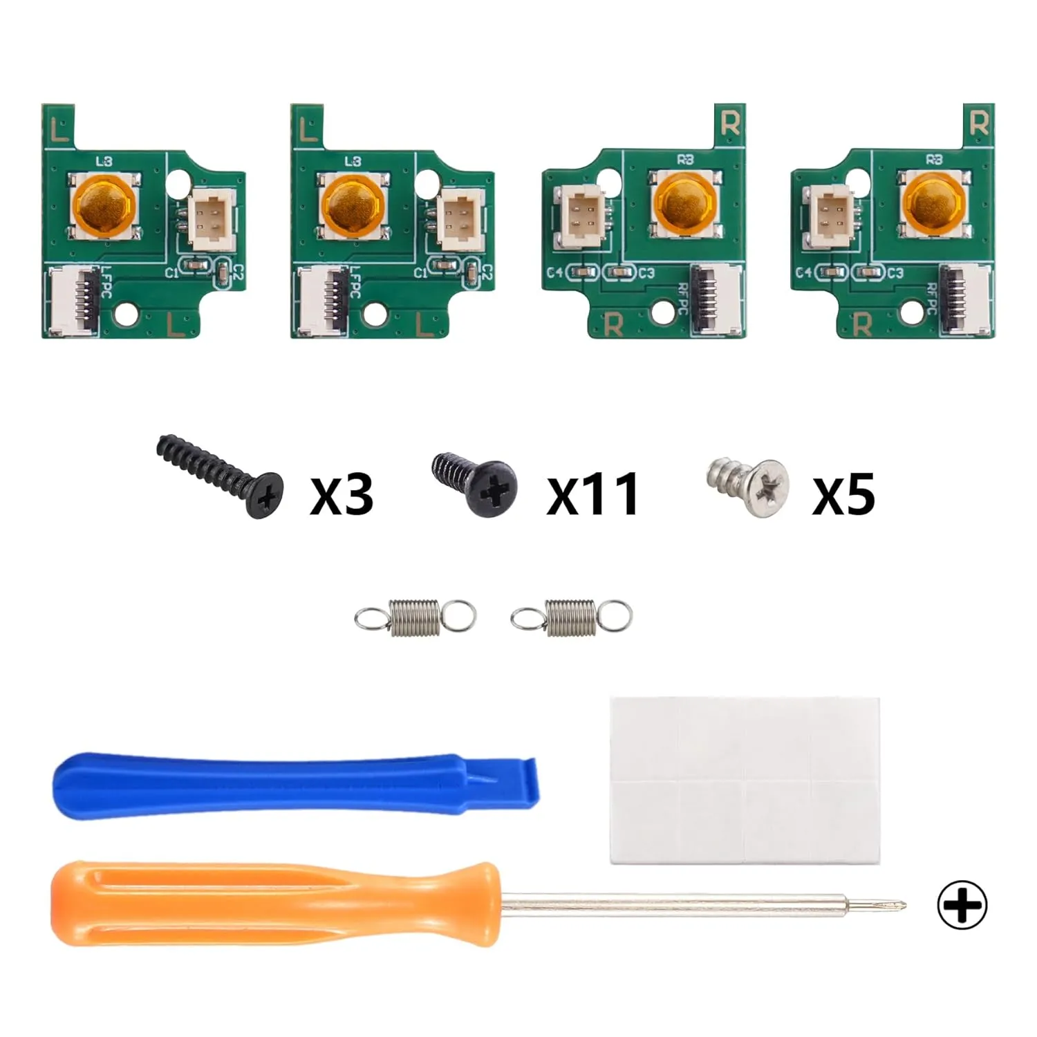 eXtremeRate Back Paddles Replacement Switch Board Kit for PS5 Edge Controller, Custom Redesigned LB RB Buttons Enhancement Repair Parts - Without Back Buttons
