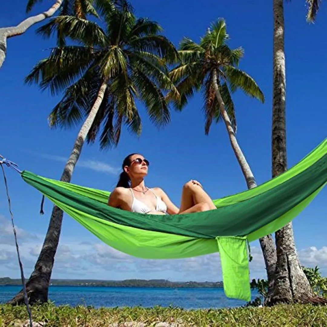 FabSeasons Green Olive Nylon Hammock for outdoor purpose