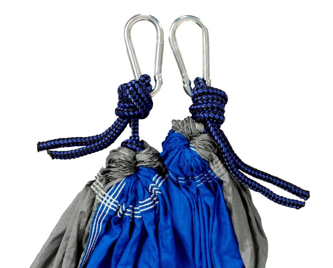 FabSeasons Greyblue Nylon Hammock for outdoor purpose