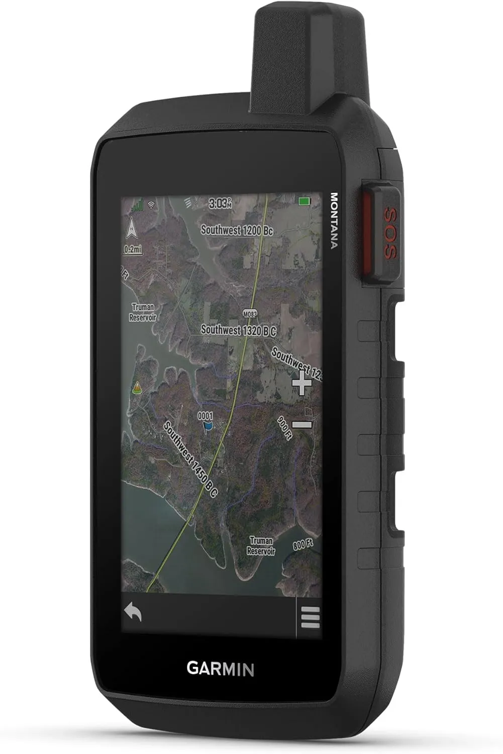 Garmin Montana 760i, Rugged GPS Handheld Navigator with Built-in inReach Technology for SOS and 2-way Texts in Remote Areas, 5 Touchscreen, 8MP Camera, Satellite Imagery and Maps for Road or Trails