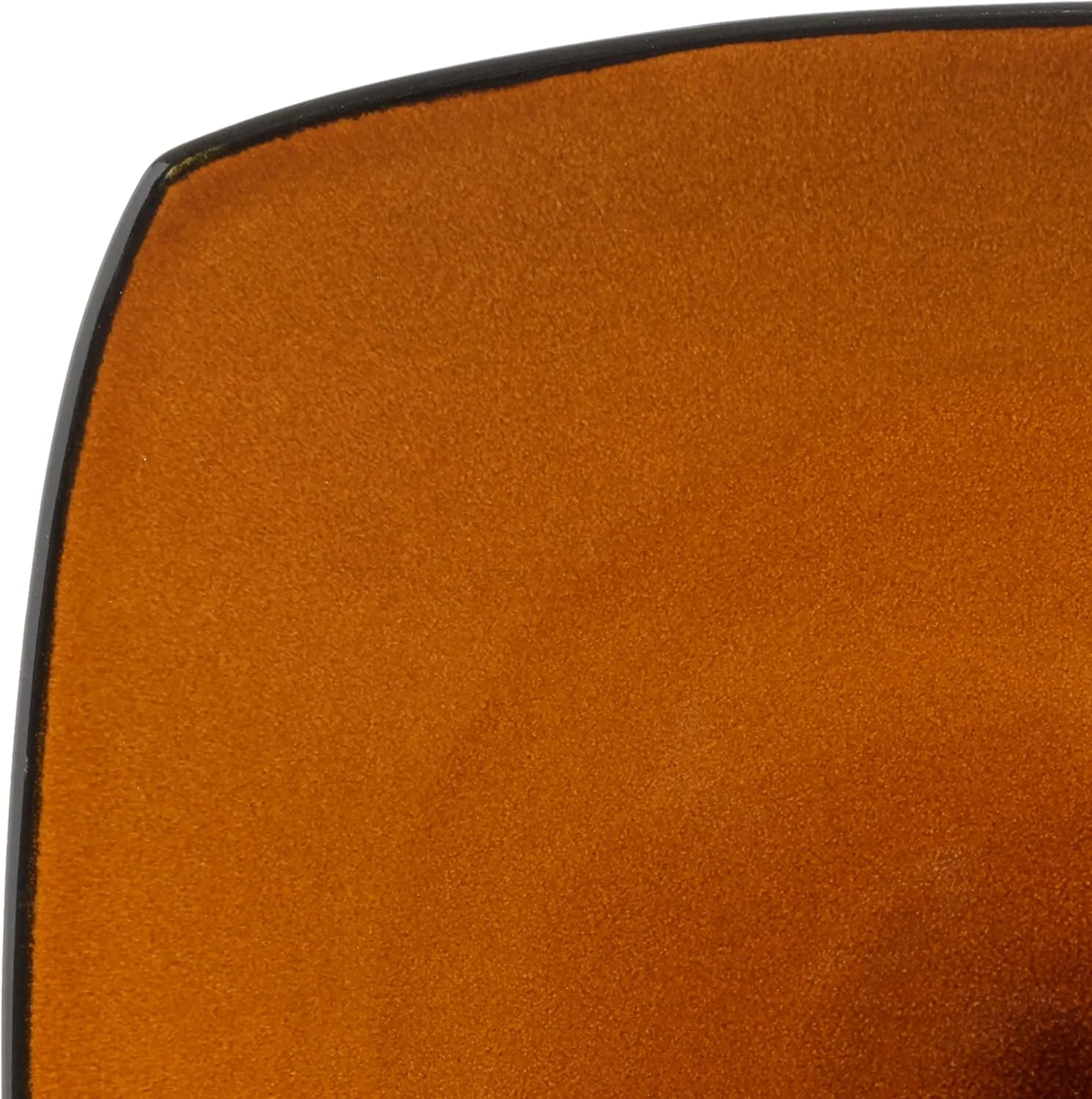 Gibson Soho Lounge Square Reactive Glaze Stoneware Dinnerware Set, Service for 4 (16pc), Amber