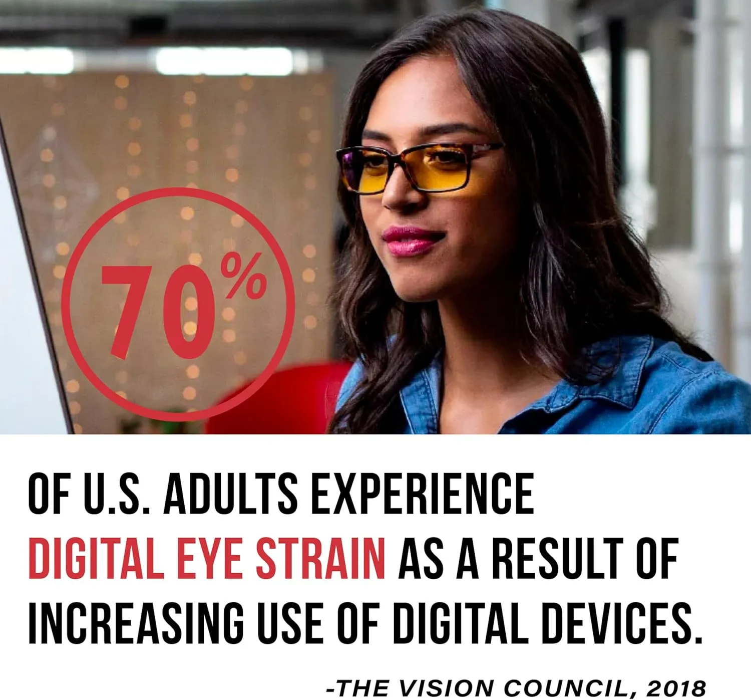 GUNNAR - Gaming and Computer Glasses - Blue Light Blocking, UV Protection - Berkeley