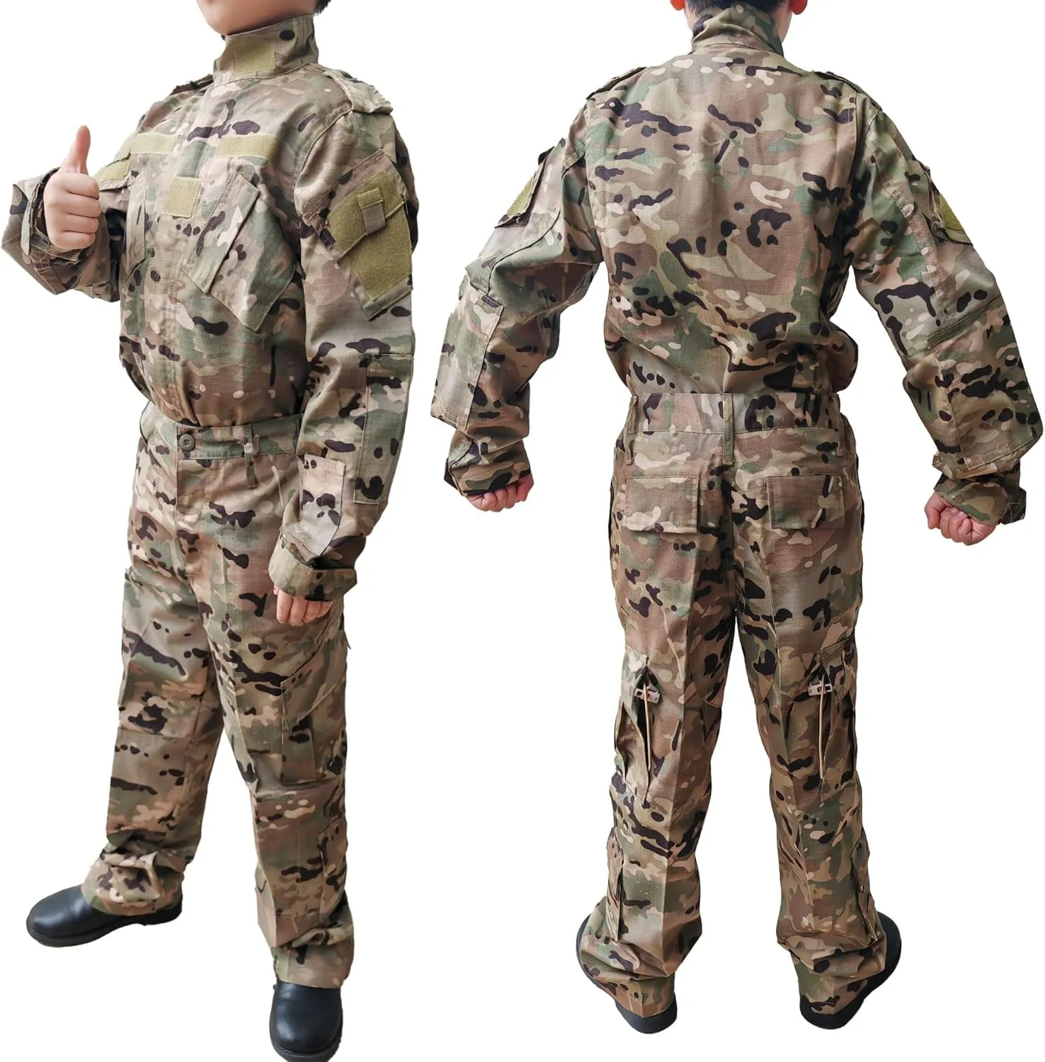 H World Shopping Tactical Airsoft Kids Clothing Children BDU Hunting Military Camouflage Combat Uniform Suit