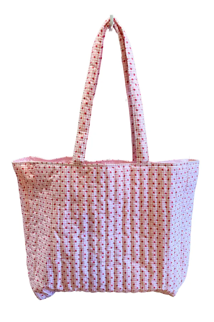 Happy Camp3r Strawberry Milkshake Tote