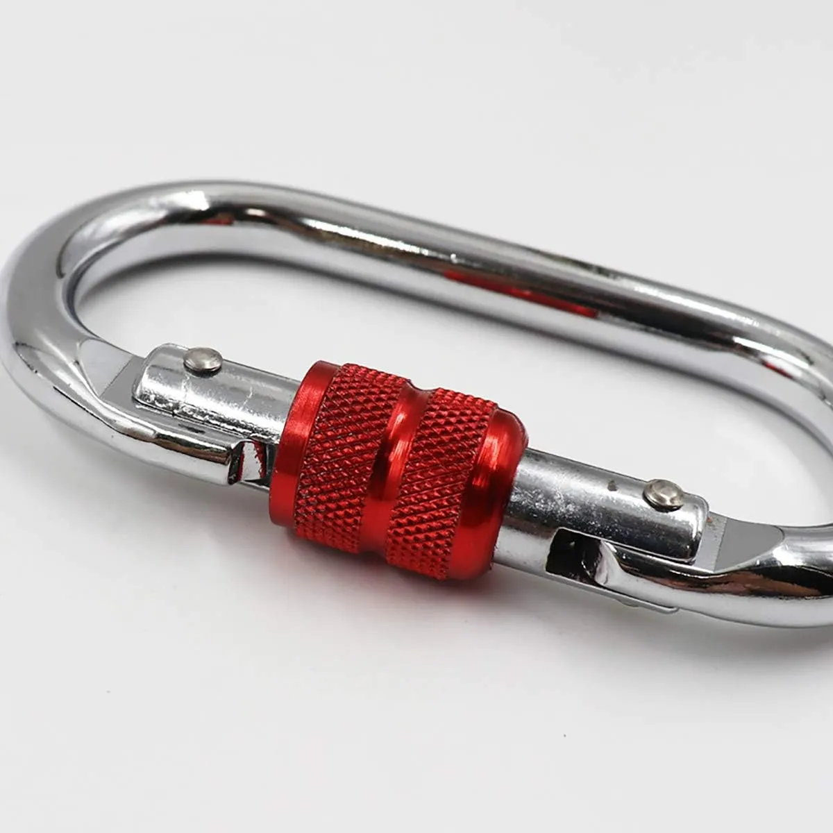 Heavy Duty Locking Climbing Carabiner Clip CE Rated 25 kN 5600 LB Rugged Terrain Approved Industrial Strength Twist Lock Carabiners Clips for Rigging, Ropes, Hammocks, Camping