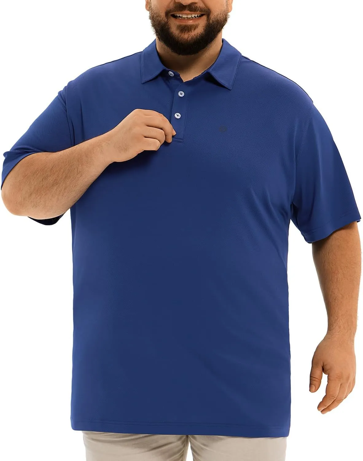HOdo Big and Tall Mens Polo Shirt Moisture Wicking Sport Golf Shirts 2XL-6XL