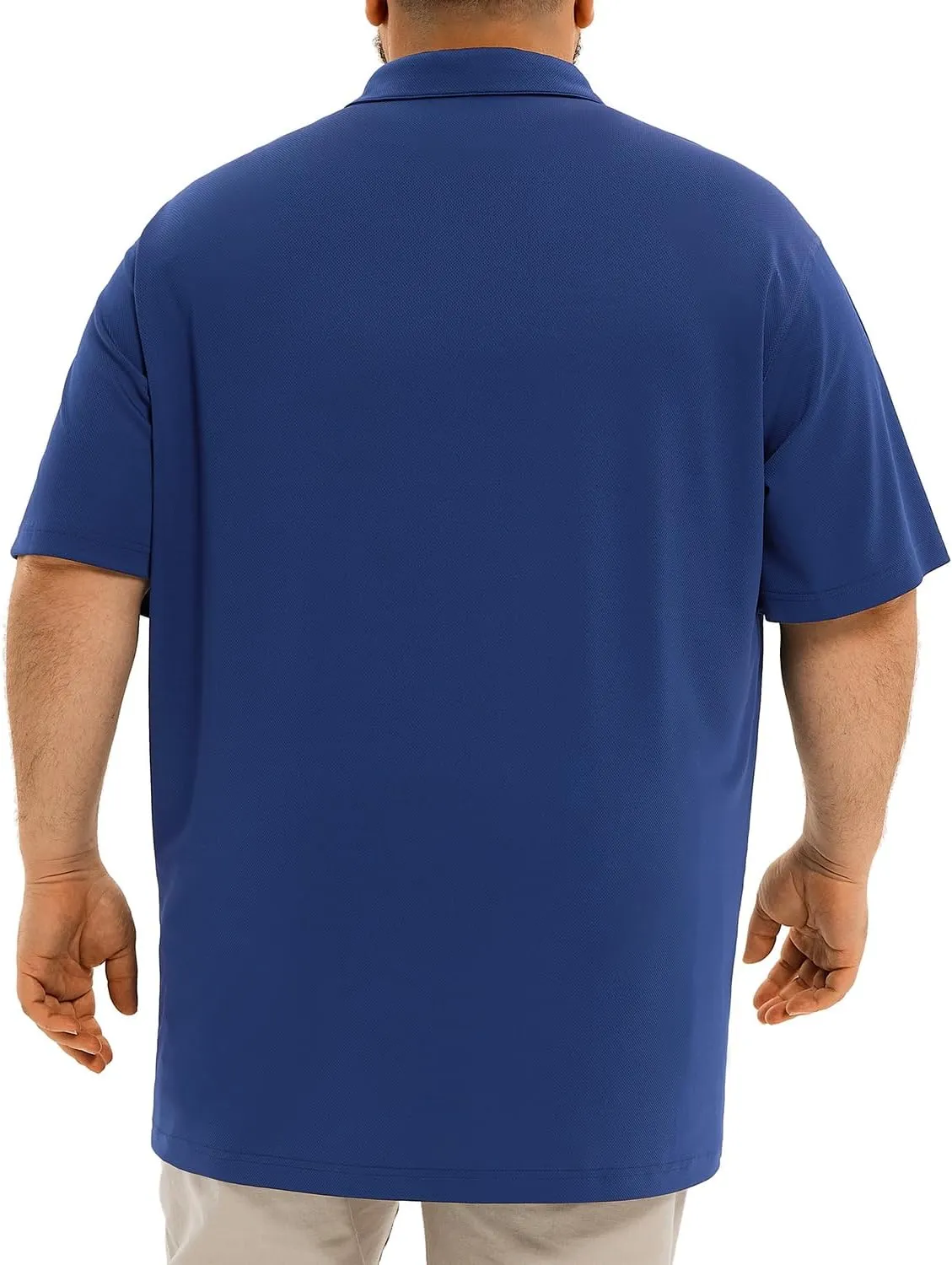 HOdo Big and Tall Mens Polo Shirt Moisture Wicking Sport Golf Shirts 2XL-6XL