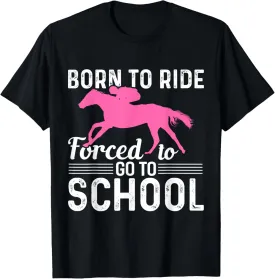 Horseback Riding Girl Funny Horse Girl T-Shirt