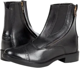 Huntley Equestrian Unisex-Child Daisy Clipper Children's Leather Paddock Boots