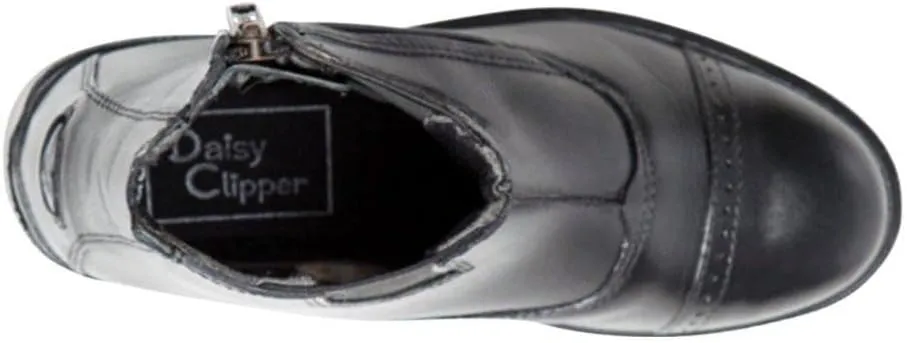 Huntley Equestrian Unisex-Child Daisy Clipper Children's Leather Paddock Boots