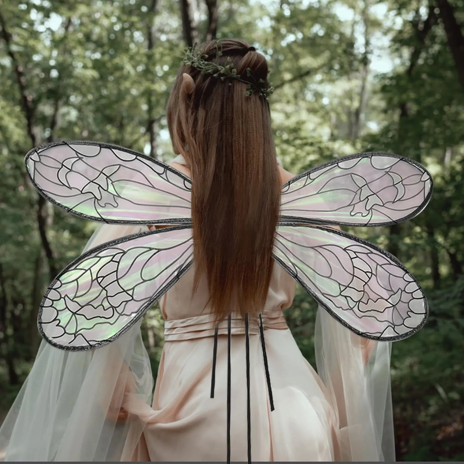 Hying Festival Costume Sparkle Adult Fairy Wings Wings Dress Up Accessories for Women
