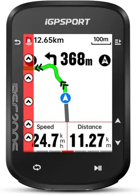 iGPSPORT BSC200S GPS Bike Computer, Wireless Route Navigation 2.4'' Screen Bluetooth ANT  Cycle Computer IPX7 Waterproof