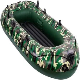 Inflatable Boat with Oars, Inflatable Fishing Boats for Adults 2/3/4 Person, Inflatable Boat for Pool with Oars, Inflatable Rafts for Adults Heavy Duty