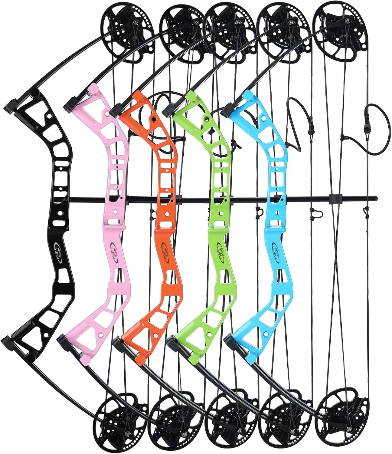Junior Compounnd Bow Set for Youth & Kids,Beginners and Women Bow Draw Length 16"-28",Draw Weight 10-40Lbs,290fpsAdjustable